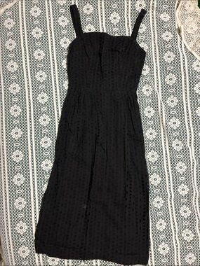 Vintage Midi Little Black Dress